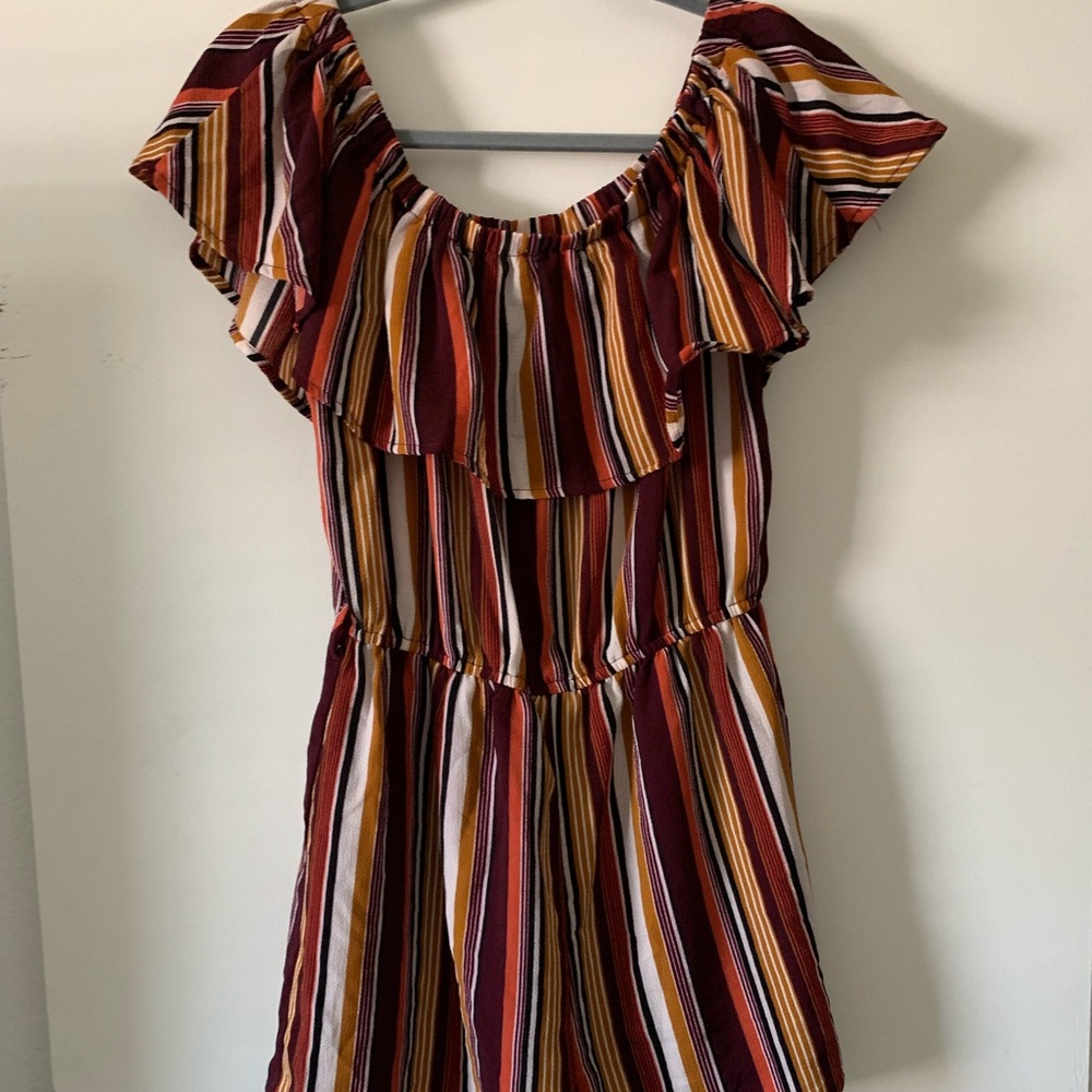 off the shoulders onesie